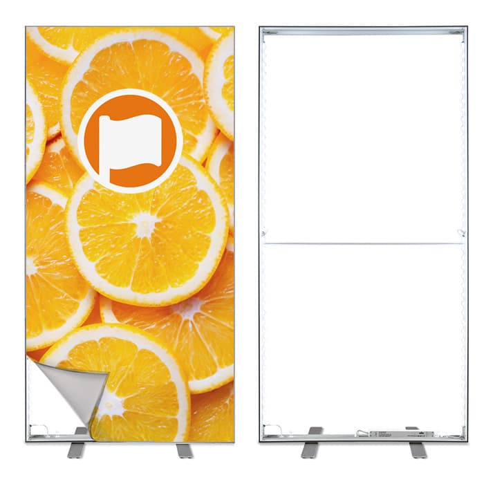Freestanding LED Frame double-sided